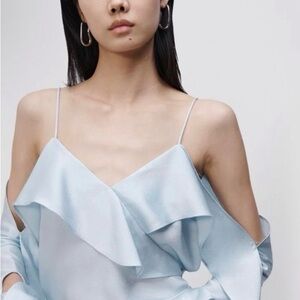 Simkhai Diane Top Off Shoulder in Black